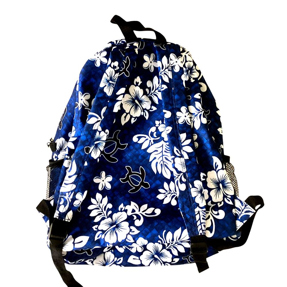 Hawaii Spirit Large Backpack Wide Outside Pockets 6-8" Side Width - Picture 2 of 8